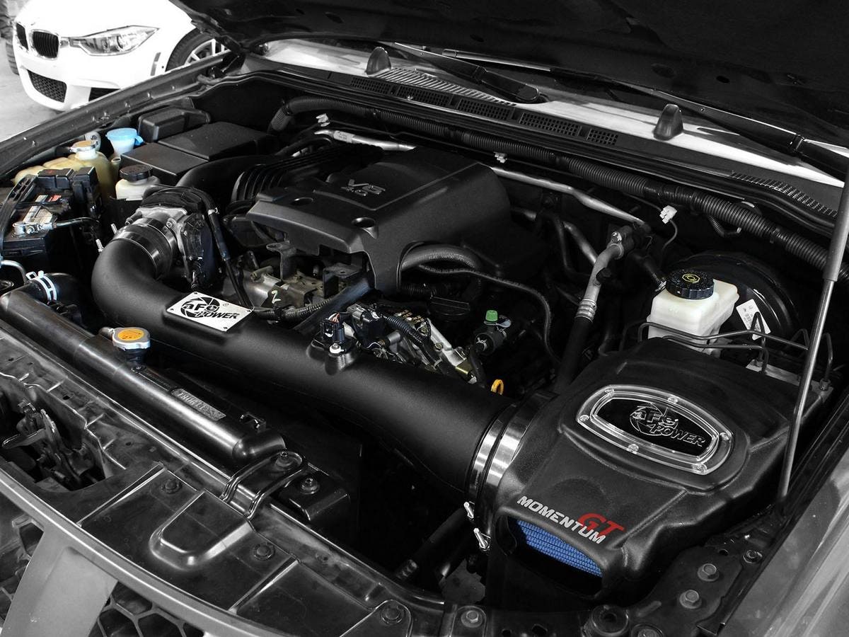 Система холодного впуска Momentum GT, с фильтром Pro 5R для Nissan Frontier 2005–2019/Pathfinder 2005–2012/Xterra 2005–2015 V6-4.0L, AFE Power — фото 6
