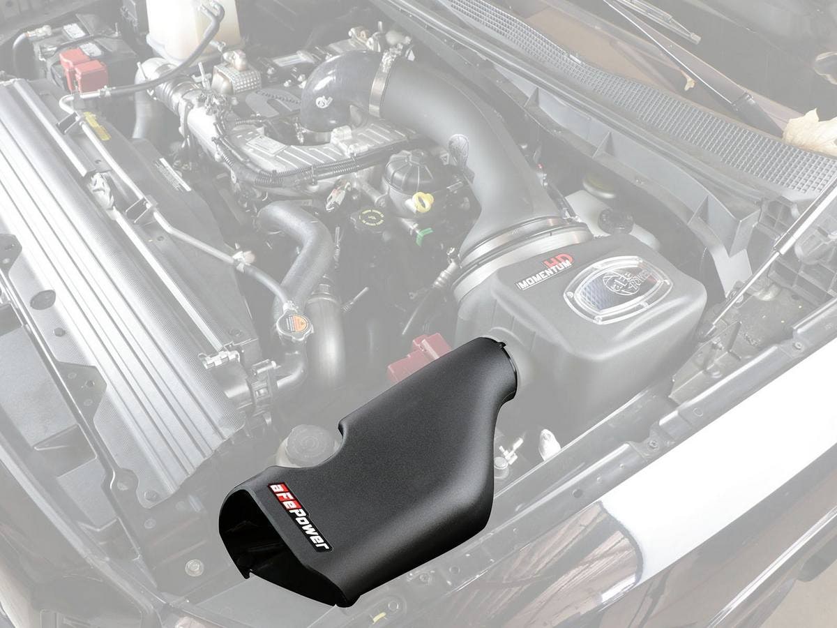 Воздухозаборник D.A.S. для Nissan Titan XD 2016–2019 V8-5.0L (td), AFE Power — фото 5