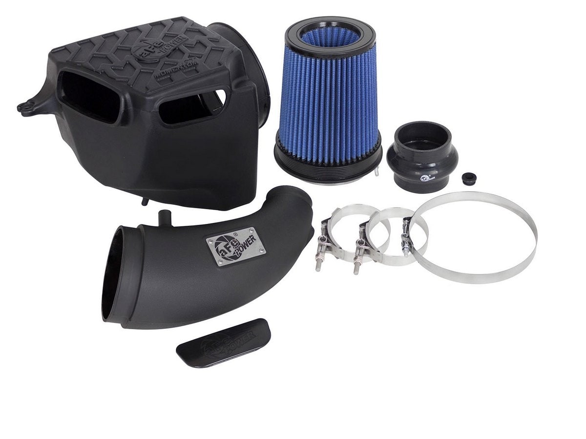 Система холодного впуска Momentum GT, с фильтром Pro 5R для Jeep Wrangler (JK) 2007–2011 V6-3.8L w/ Mechanical Fan, AFE Power — фото 3