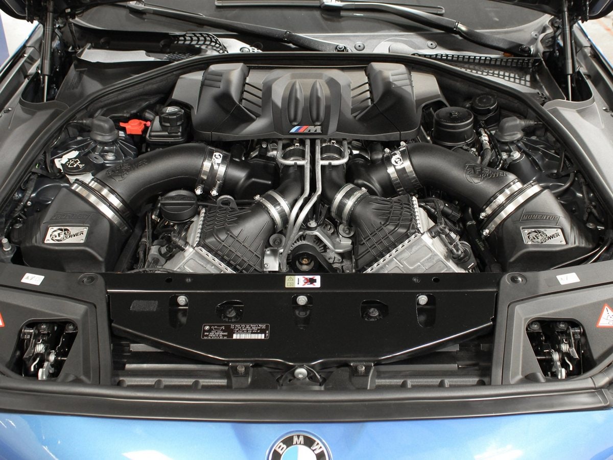 Система холодного впуска Momentum, с фильтром Pro 5R для BMW M5 (F10) 2012–2016 M6 (F06/12/13) 2012–2019, AFE Power — фото 7