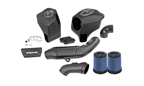 Система холодного впуска Momentum, с фильтром Pro 5R для BMW M2 Competition (F87) 2019–2021/M3/M4 (F80/82/83) 2015–2020 L6-3.0L (tt) S55, AFE Power — фото 3
