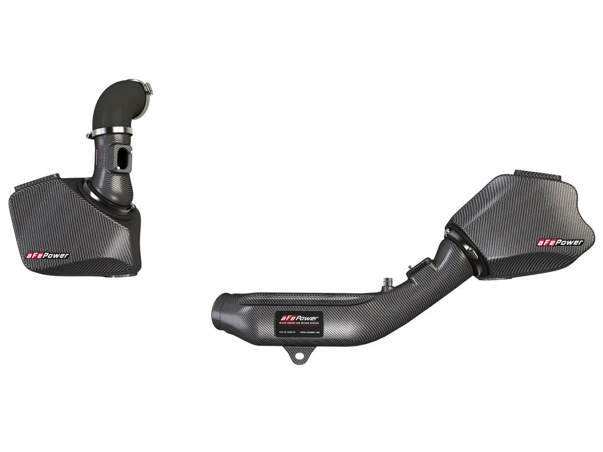 Система холодного впуска Black Series Momentum из углепластика, с фильтром Pro 5R для BMW M2 Competition (F87) 2019–2021/M3/M4 (F80/82/83) 2015–2020 L6-3.0L (tt) S55, AFE Power — фото 6