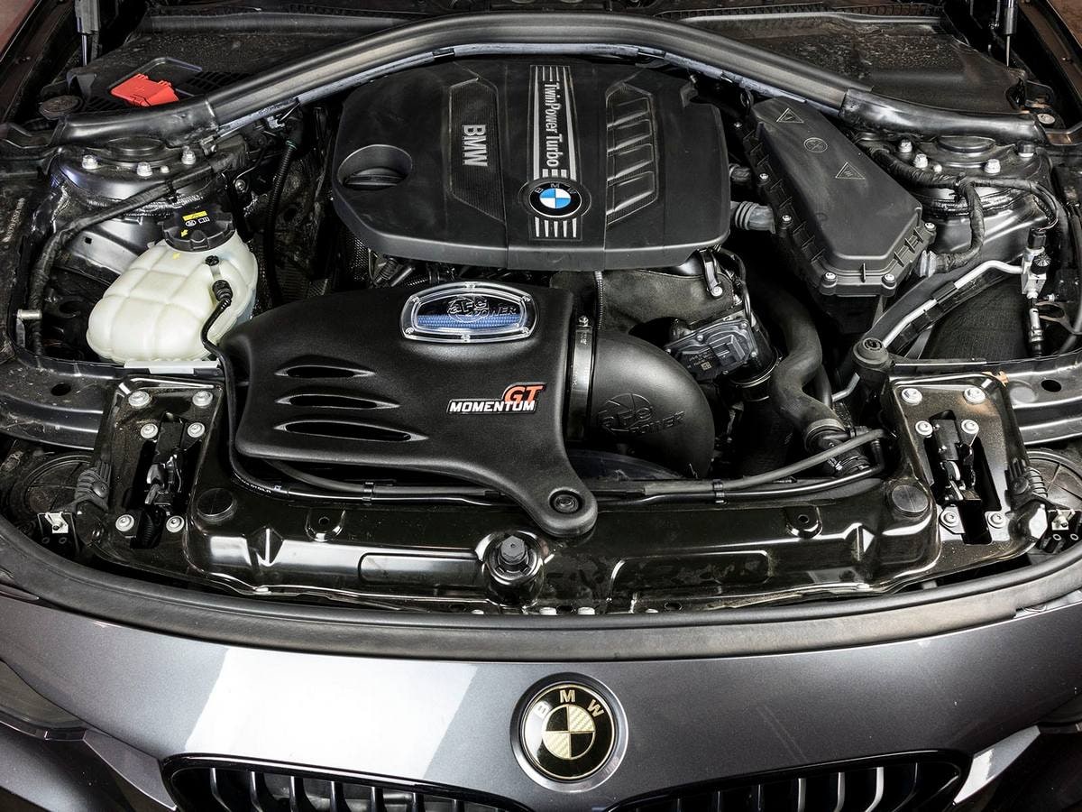 Система холодного впуска Momentum GT, с фильтром Pro 5R для BMW 328d (F30/31) 2014–2018 L4-2.0L (td) N47, AFE Power — фото 7