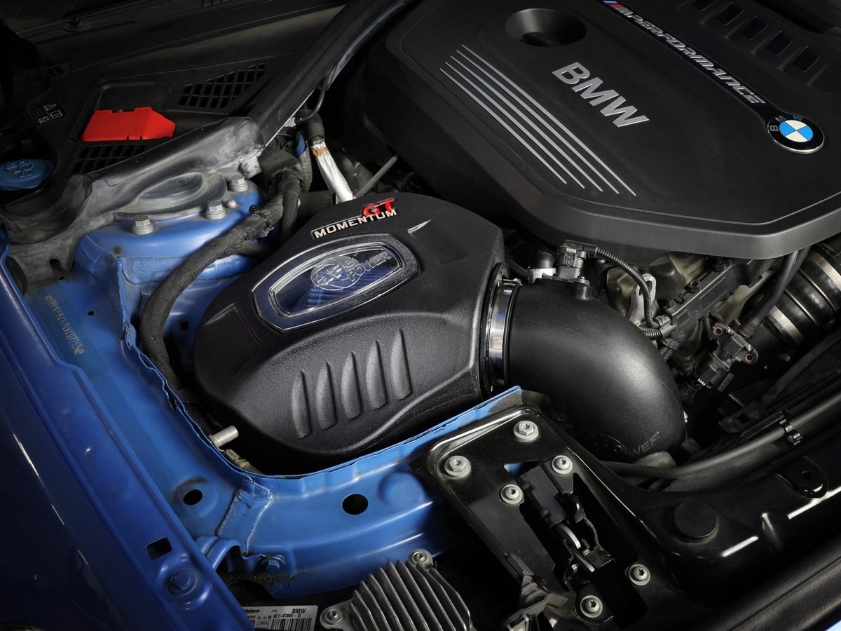 Система холодного впуска Momentum GT, с фильтром Pro 5R для BMW 140i/M240i (F22)/340i (F30)/440i (F32) 2016–2020 L6-3.0L (t) B58, AFE Power — фото 2