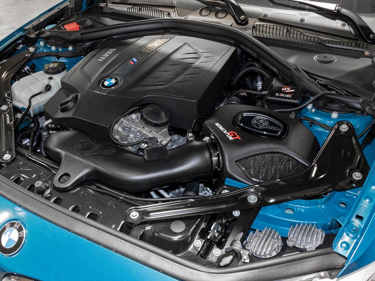 Система холодного впуска Momentum GT, с фильтром Pro 5R для BMW M2 (F87) 2016–2018 L6-3.0L (t) N55, AFE Power — фото 2