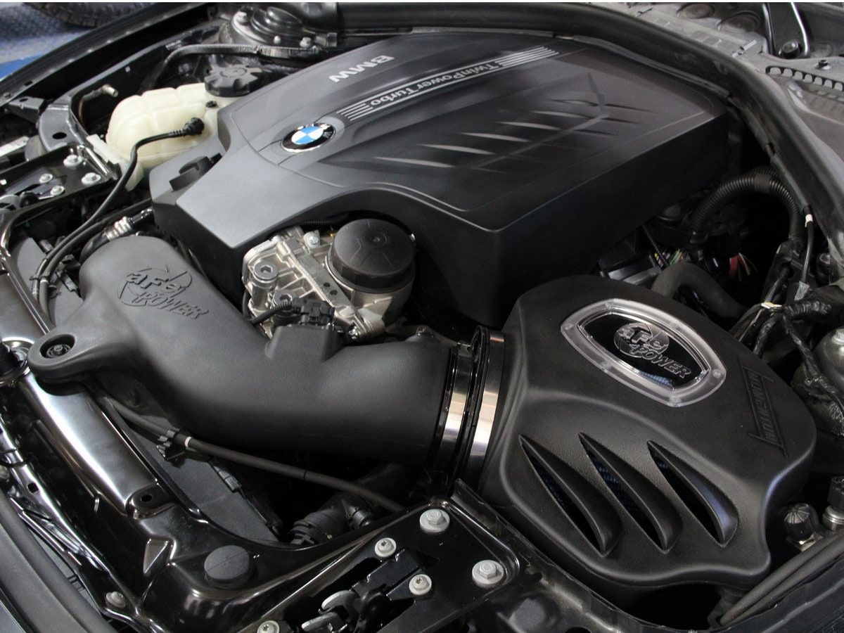 Система холодного впуска Momentum, с фильтром Pro 5R для BMW M235i/335i/435i 2012–2016 L6-3.0L (t) N55, AFE Power — фото 6