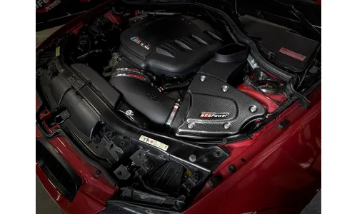 Система холодного впуска Magnum FORCE Stage-2 Si, с отделкой под углепластик, с фильтром Pro 5R для BMW M3 (E9X) 2008–2013 V8-4.0L (S65), AFE Power — фото 3