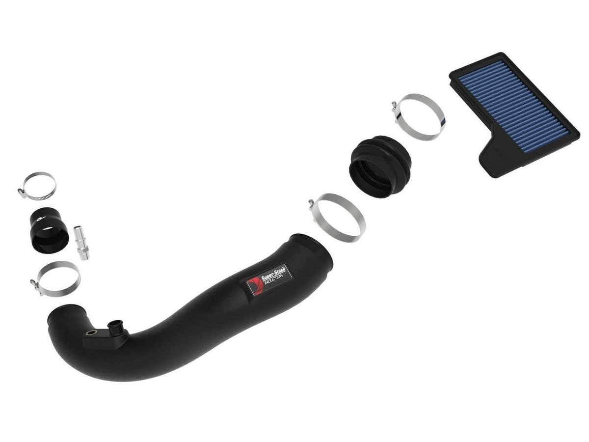 Система впуска Super Stock, с фильтром Pro 5R для Ford Mustang 2015–2023 L4-2.3L (t), AFE Power — фото 2