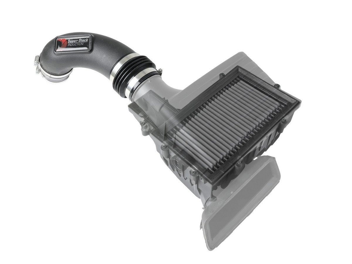 Система впуска Super Stock, с фильтром Pro DRY S для Volkswagen GTI (MKVII) 2015–2021 L4-2.0L (t), AFE Power — фото 1