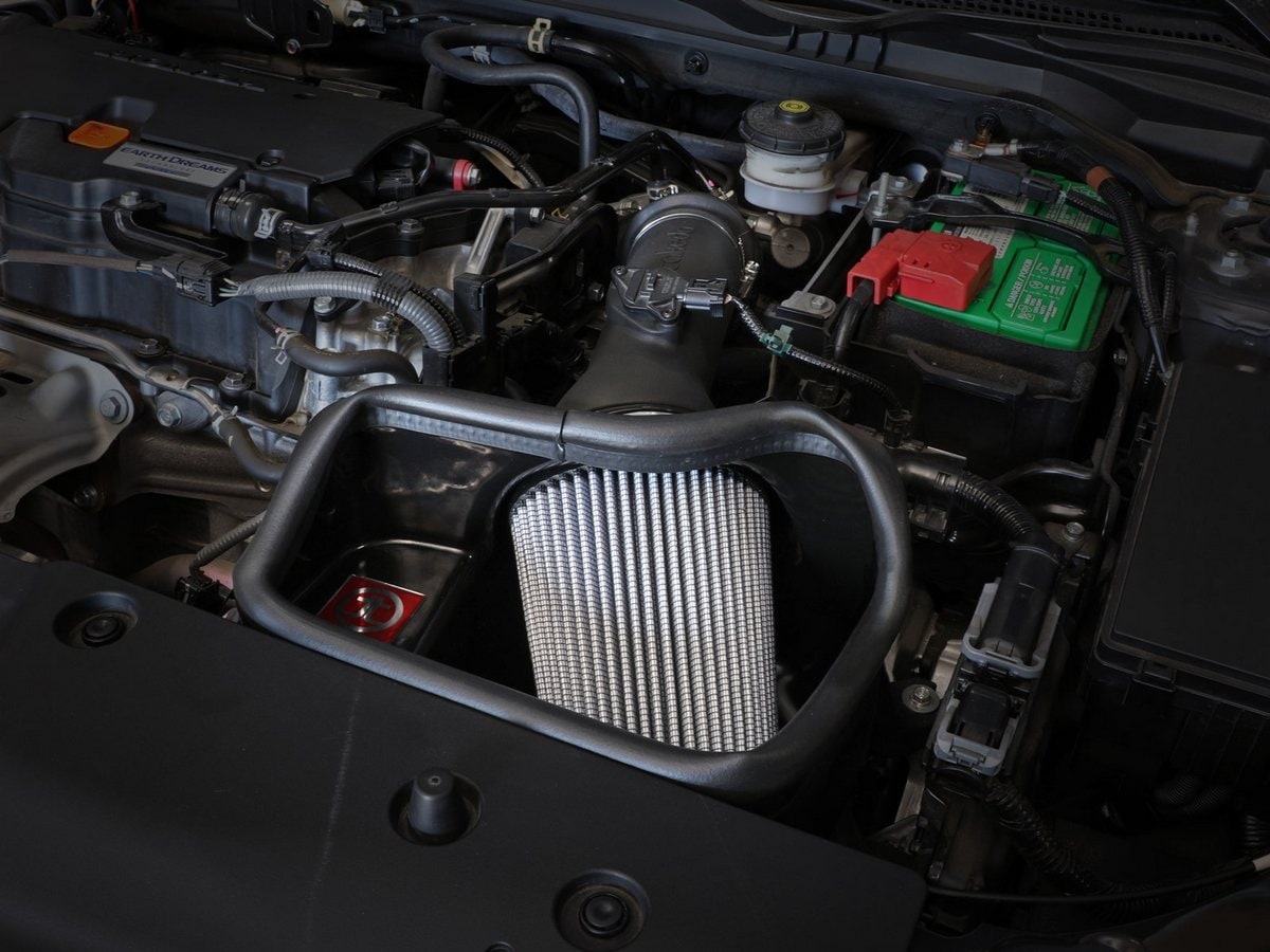 Система холодного впуска Takeda Stage-2, с фильтром Pro DRY S для Honda Civic 2016–2021 L4-2.0L, AFE Power — фото 3