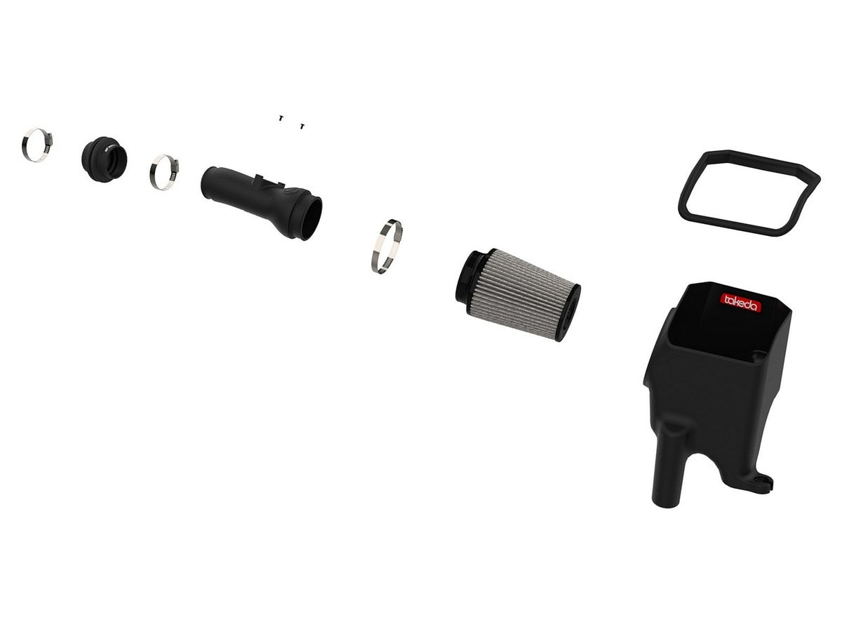 Система холодного впуска Takeda Stage-2, с фильтром Pro DRY S для Honda Civic 2016–2021 L4-1.5L (t), AFE Power — фото 2