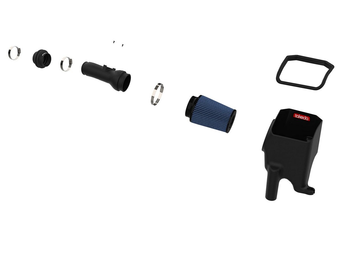Система холодного впуска Takeda Stage-2, с фильтром Pro 5R для Honda Civic 2016–2021 L4-1.5L (t), AFE Power — фото 2