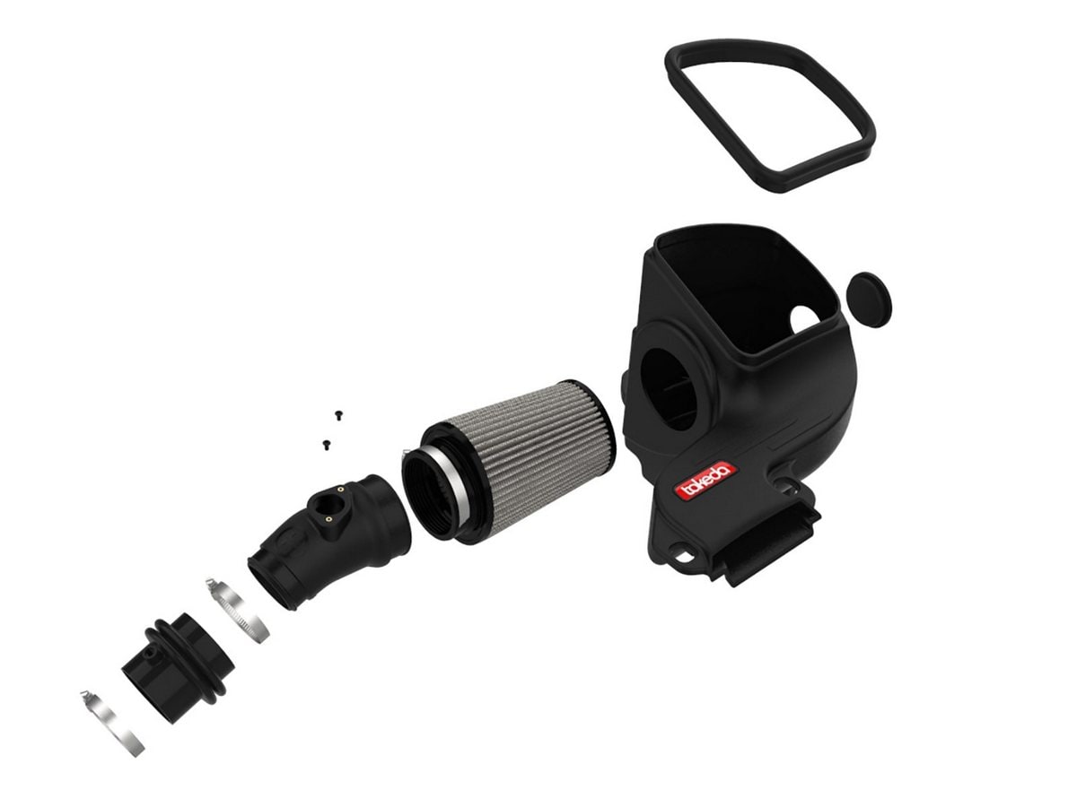 Система холодного впуска Takeda Stage-2, с фильтром Pro DRY S для Mazda 3 2014–2018 L4-2.5L, AFE Power — фото 2