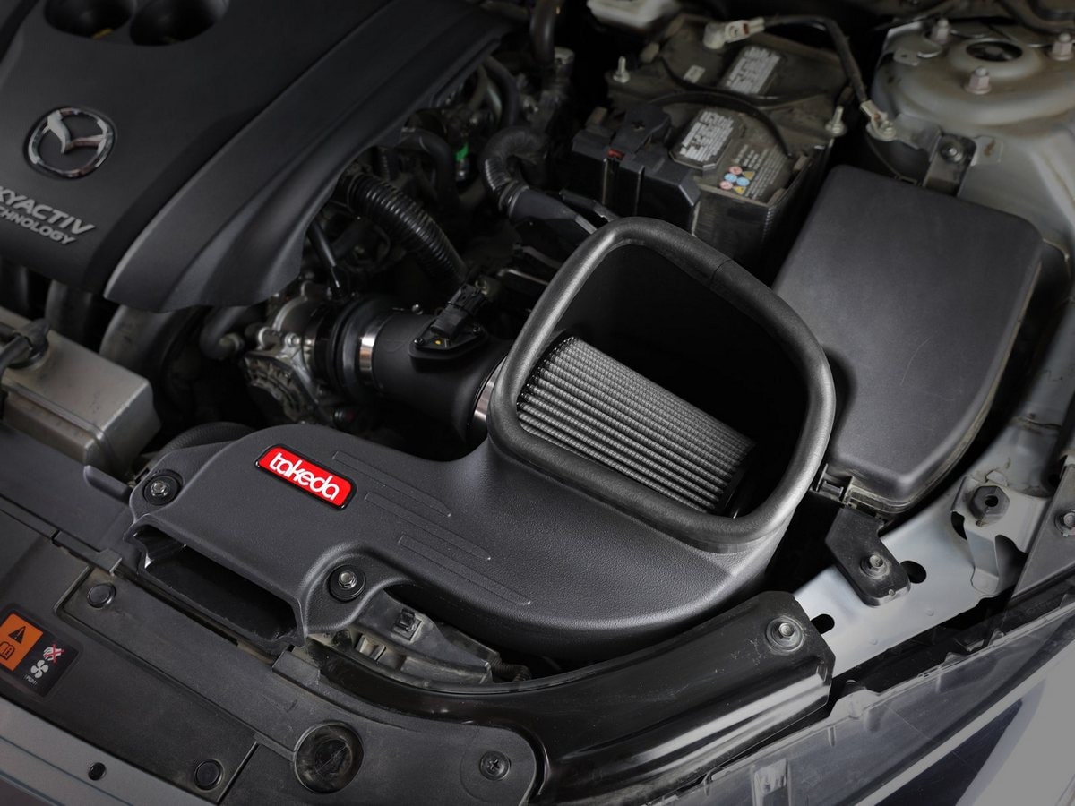 Система холодного впуска Takeda Stage-2, с фильтром Pro DRY S для Mazda 3 2014–2018 L4-2.5L, AFE Power — фото 3