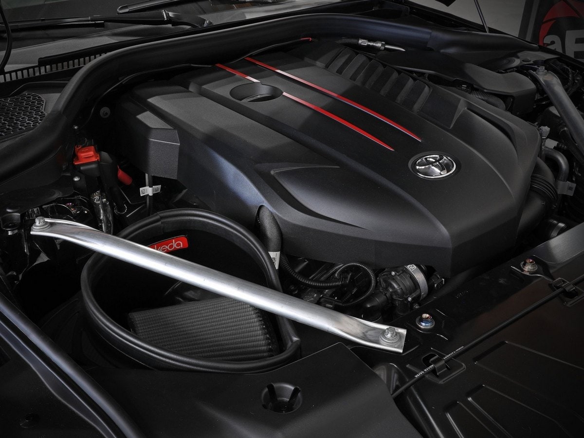 Система холодного впуска Takeda Stage-2, с фильтром Pro DRY S для Toyota GR Supra (A90) 2020–2026 L6-3.0L (t), AFE Power — фото 3