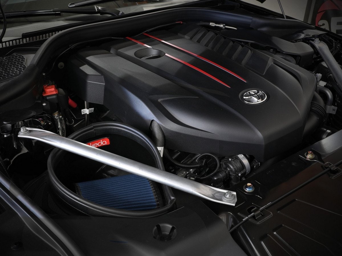 Система холодного впуска Takeda Stage-2, с фильтром Pro 5R для Toyota GR Supra (A90) 2020–2026 L6-3.0L (t), AFE Power — фото 3