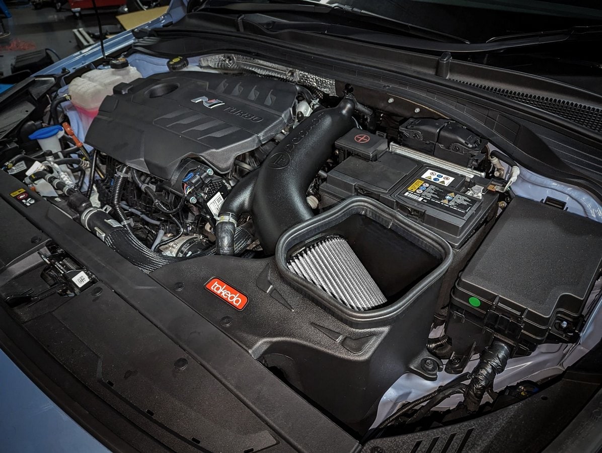 Система холодного впуска Takeda Stage-2, с фильтром Pro DRY S для Hyundai i30 N 2017–2026 L4-2.0L (t), AFE Power — фото 3
