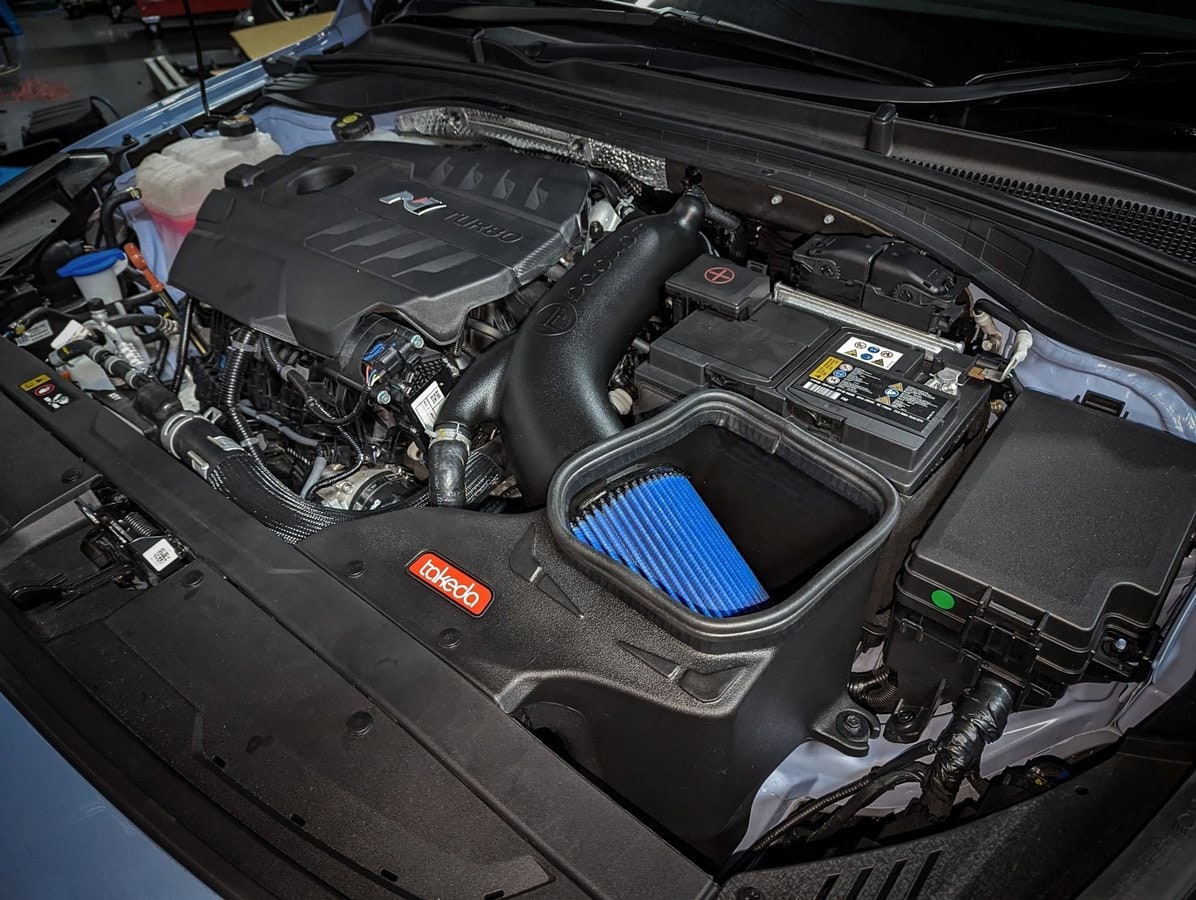 Система холодного впуска Takeda Stage-2, с фильтром Pro 5R для Hyundai i30 N 2017–2026 L4-2.0L (t), AFE Power — фото 3