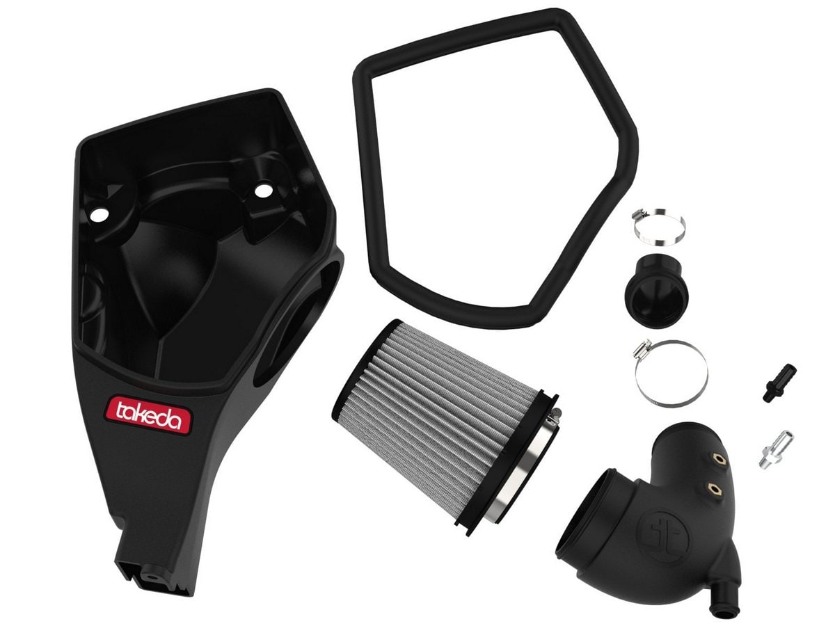 Система холодного впуска Takeda Stage-2, с фильтром Pro DRY S для Kia Stinger 2018–2021 L4-2.0L (t), AFE Power — фото 2