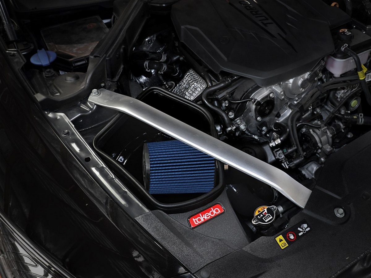 Система холодного впуска Takeda Stage-2, с фильтром Pro 5R для Kia Stinger 2022–2023 L4-2.5L (t), AFE Power — фото 3
