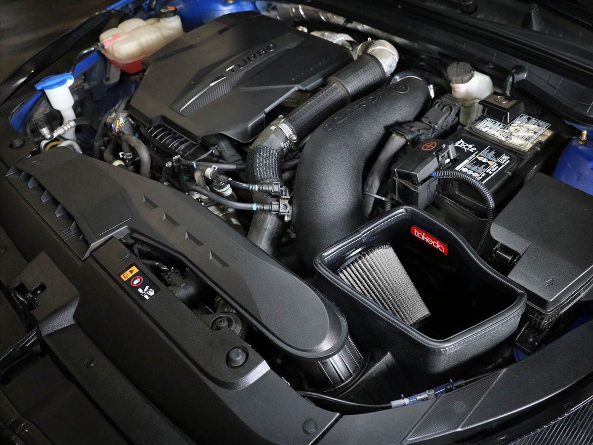 Система холодного впуска Takeda Stage-2, с фильтром Pro DRY S для Kia K5 GT 2021–2023 L4-2.5L (t), AFE Power — фото 3
