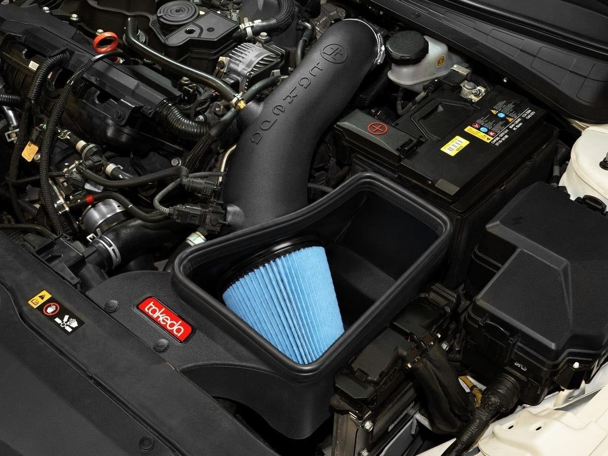Система холодного впуска Takeda Stage-2, с фильтром D2 Dura-Dry для Hyundai Elantra N Line 2021–2026/Kia K4 2025–2027 L4-1.6L (t), AFE Power — фото 3