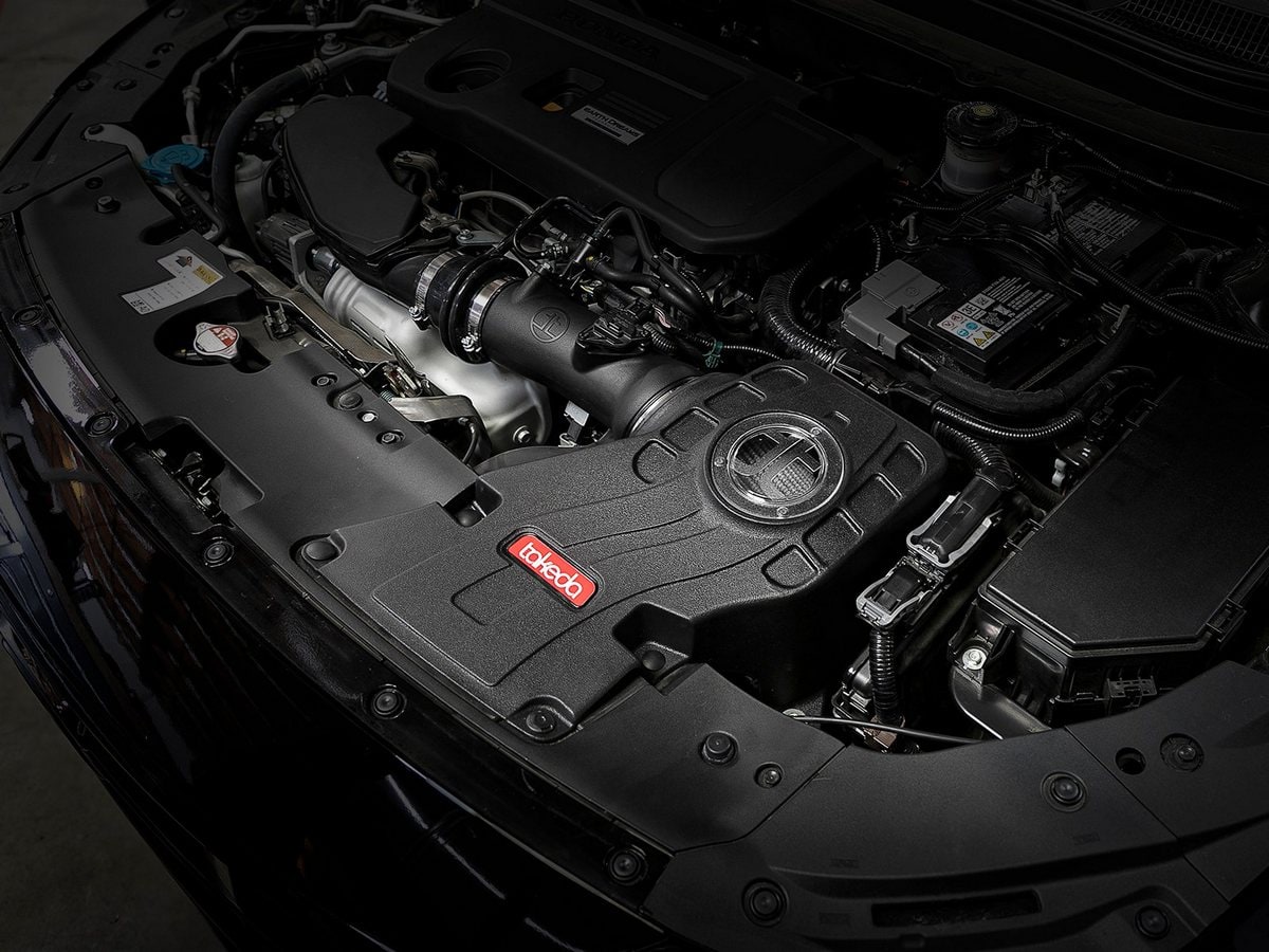Система холодного впуска Takeda Momentum, с фильтром Pro DRY S для Honda Accord 2018–2022 L4-2.0L (t), AFE Power — фото 3