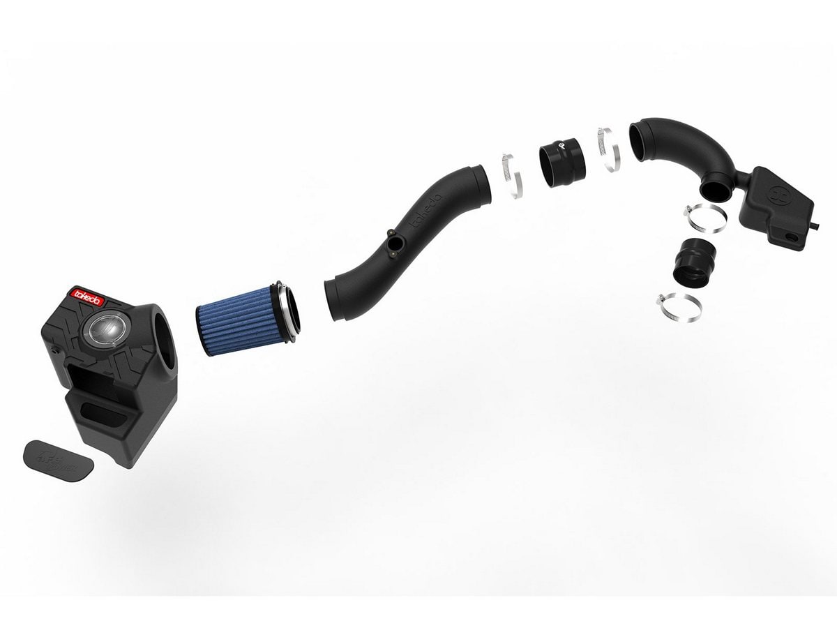 Система холодного впуска Takeda Momentum, с фильтром Pro 5R для Subaru Crosstrek 2018–2025 H4-2.0L, AFE Power — фото 2