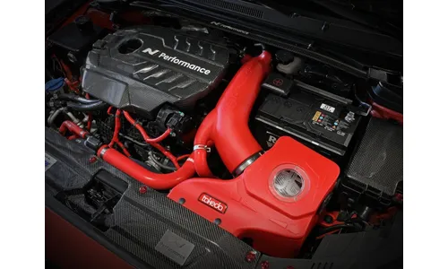Система холодного впуска Takeda Momentum Red Edition, с фильтром Pro DRY S для Hyundai Veloster N 2019–2022 L4-2.0L (t), AFE Power — фото 3
