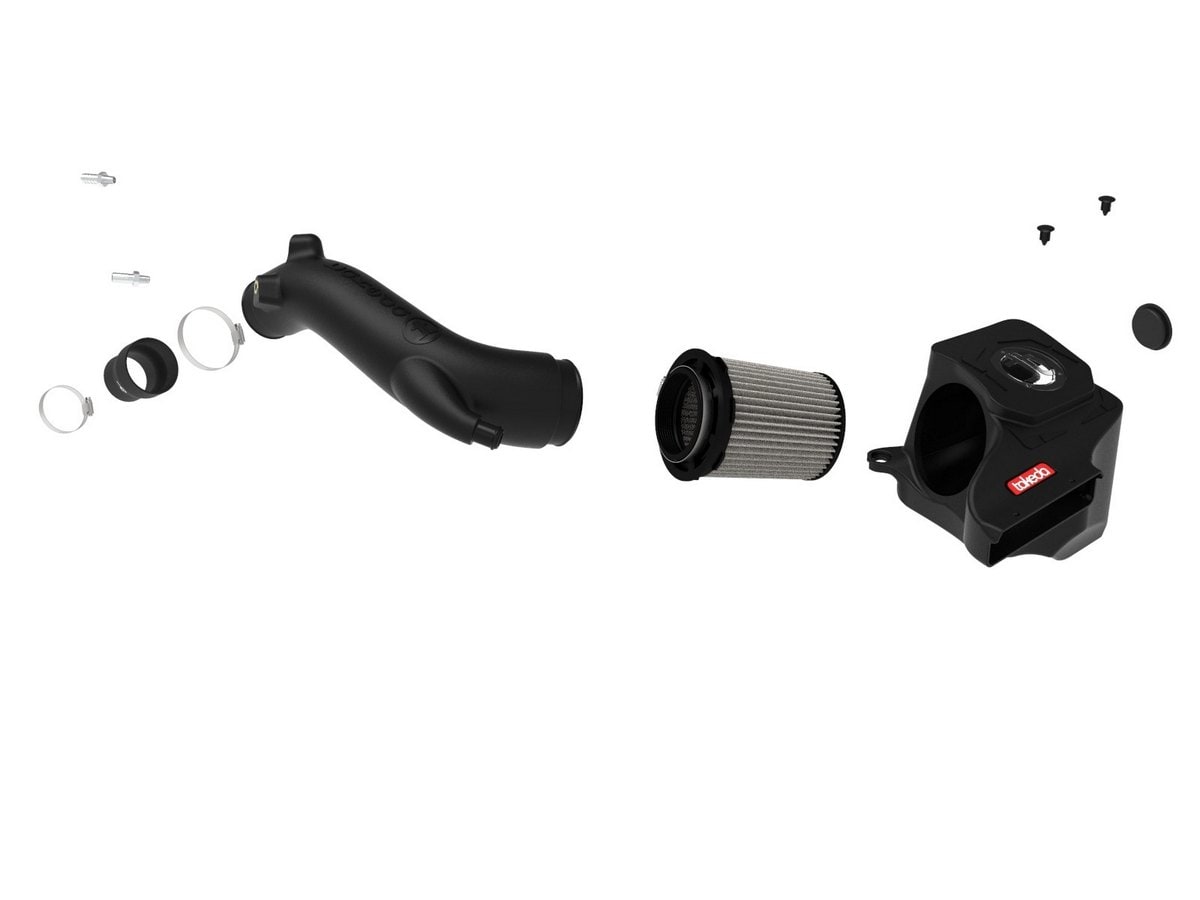 Система холодного впуска Takeda Momentum, с фильтром Pro DRY S для Hyundai Veloster N 2019–2022 L4-2.0L (t), AFE Power — фото 2