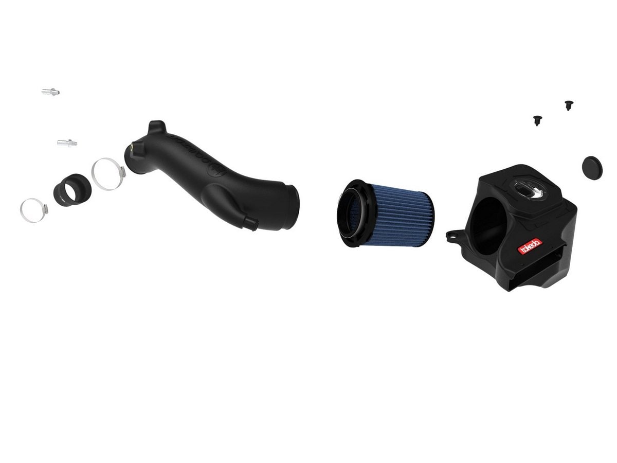 Система холодного впуска Takeda Momentum, с фильтром Pro 5R для Hyundai Veloster N 2019–2022 L4-2.0L (t), AFE Power — фото 2