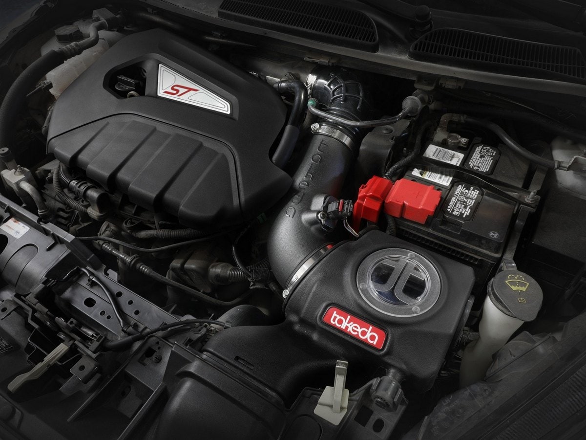 Система холодного впуска Takeda Momentum, с фильтром Pro 5R для Ford Fiesta ST 2014–2015 L4-1.6L (t), AFE Power — фото 3