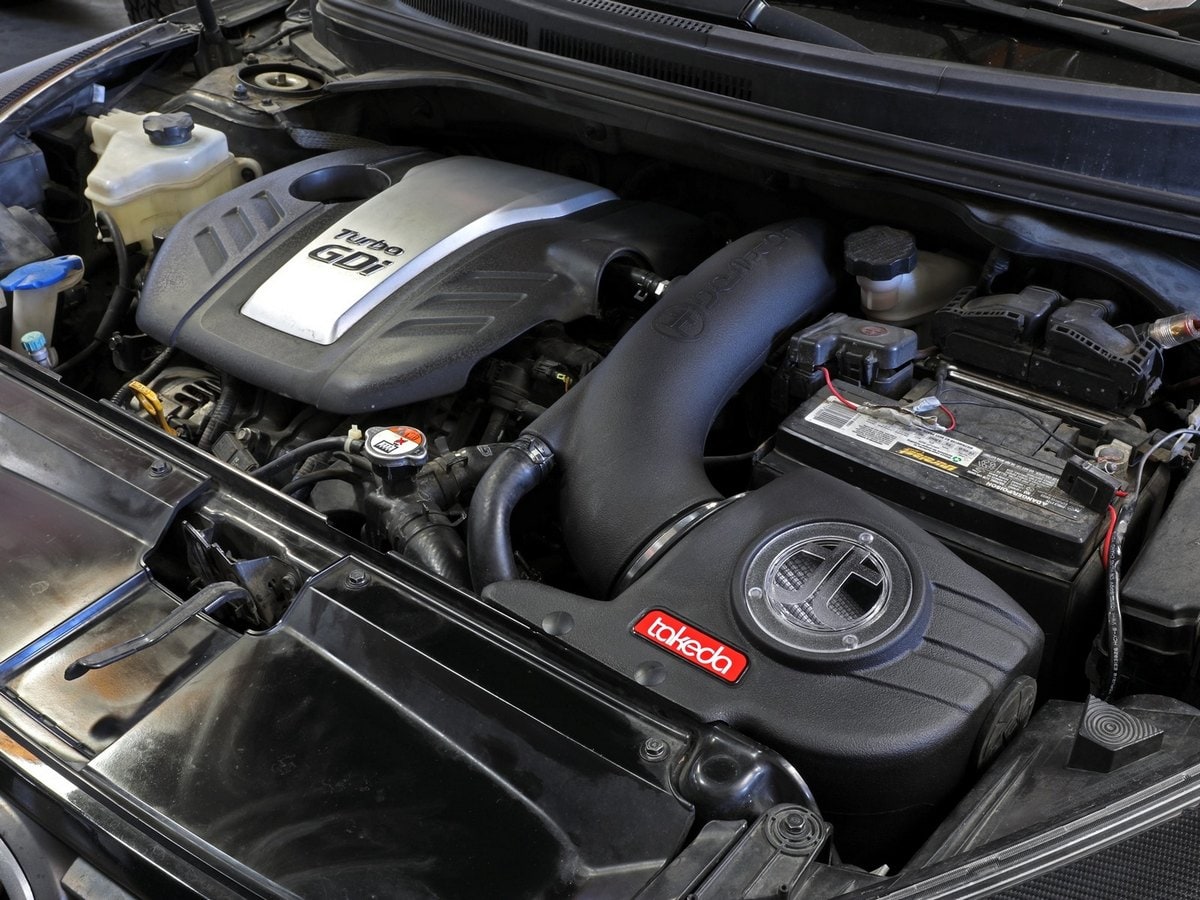 Система холодного впуска Takeda Momentum, с фильтром Pro DRY S для Hyundai Veloster 2013–2017 L4-1.6L (t), AFE Power — фото 3