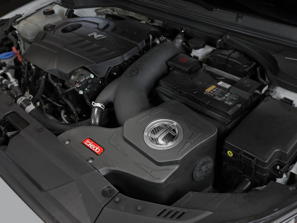 Система холодного впуска Takeda Momentum, с фильтром Pro DRY S для Hyundai i30 N 2017–2026 L4-2.0L (t), AFE Power — фото 3