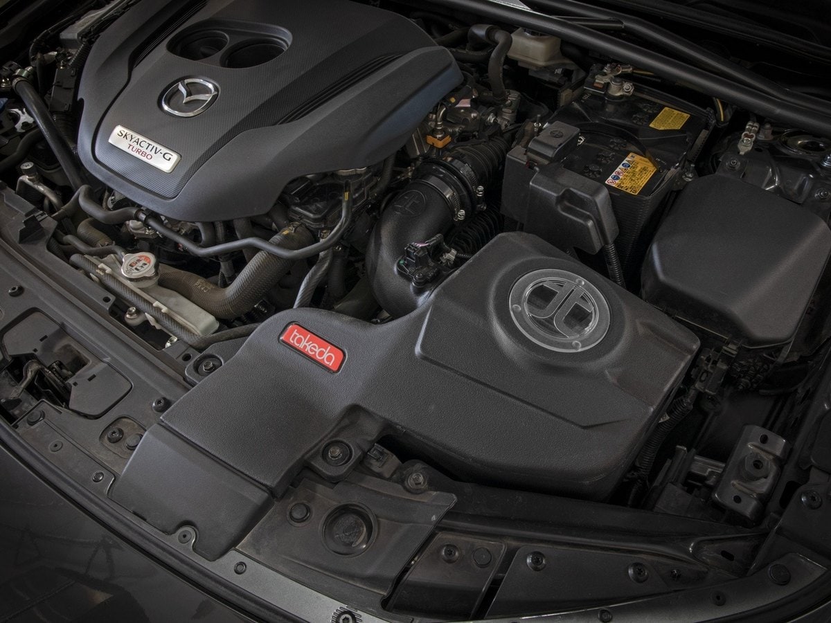 Система холодного впуска Takeda Momentum, с фильтром Pro DRY S для Mazda 3/CX-30 2021–2026 L4-2.5L (t), AFE Power — фото 3