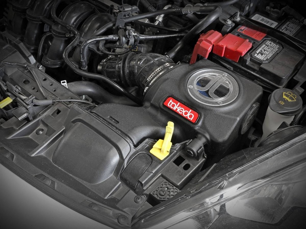 Система холодного впуска Takeda Momentum, с фильтром Pro 5R для Ford Fiesta 2014–2019 L4-1.6L, AFE Power — фото 3