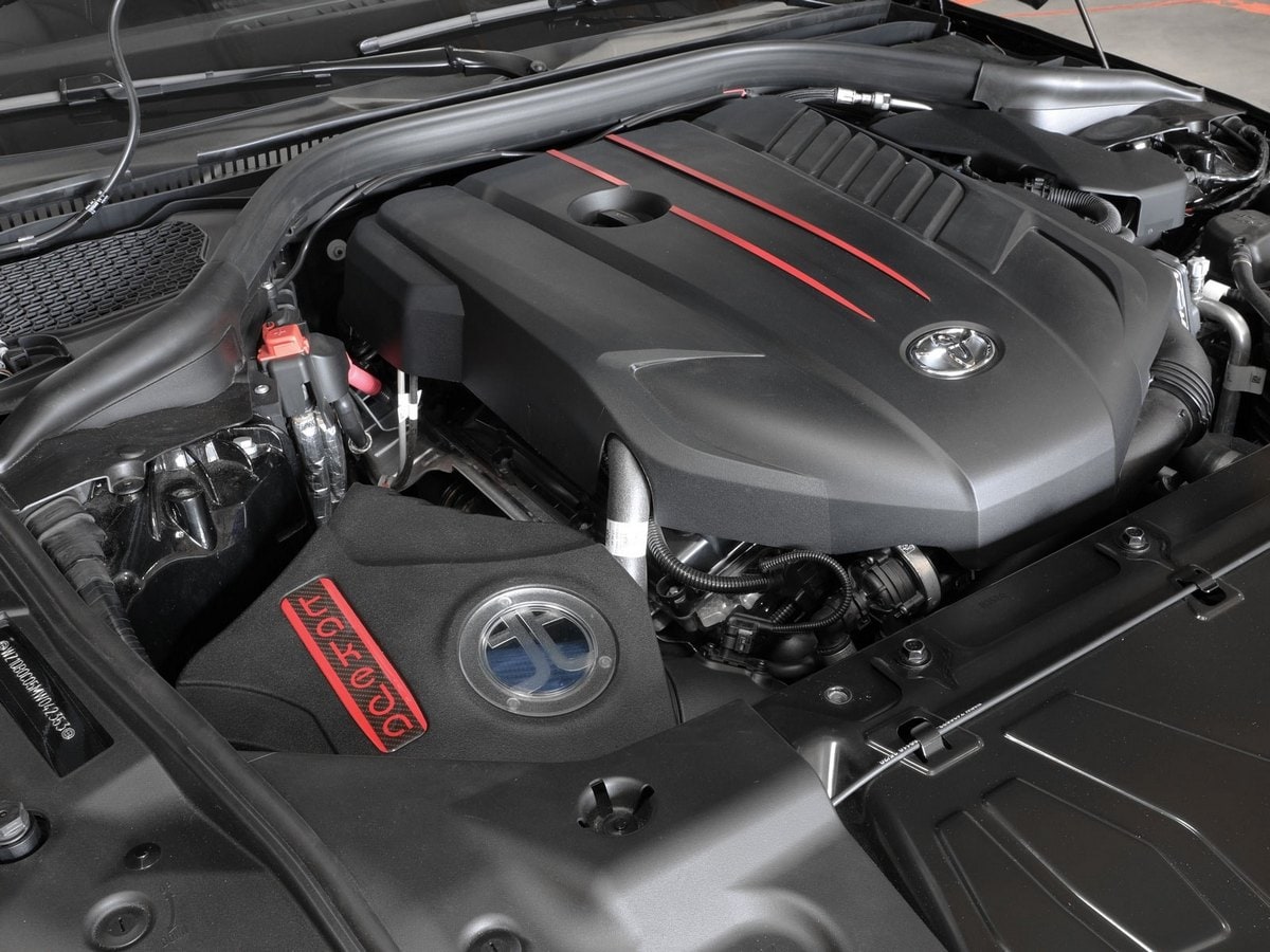 Система холодного впуска Takeda Momentum, с фильтром Pro 5R для Toyota GR Supra (A90) 2021–2026 L6-3.0L (t), AFE Power — фото 4