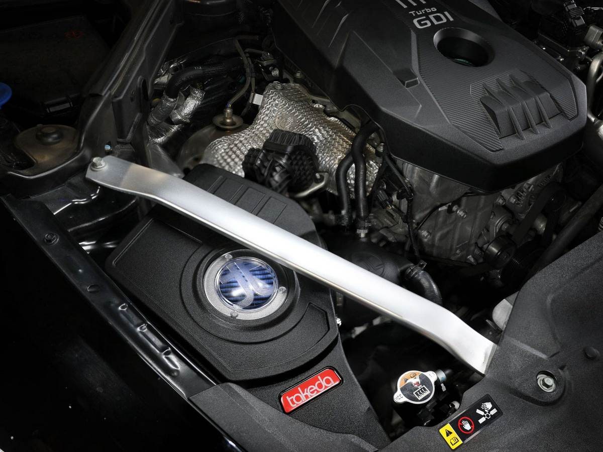 Система холодного впуска Takeda Momentum, с фильтром Pro 5R для Kia Stinger 2018–2021 L4-2.0L (t), AFE Power — фото 2