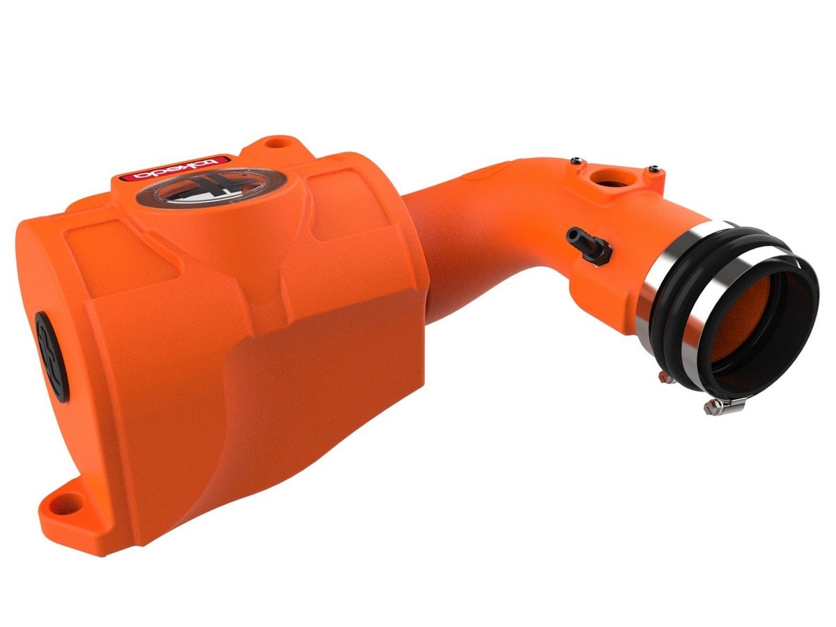 Система холодного впуска Takeda Momentum Orange Edition, с фильтром Black Pro 5R для Toyota GR86/ Subaru BRZ 2022–2026 H4-2.4L, AFE Power — фото 6