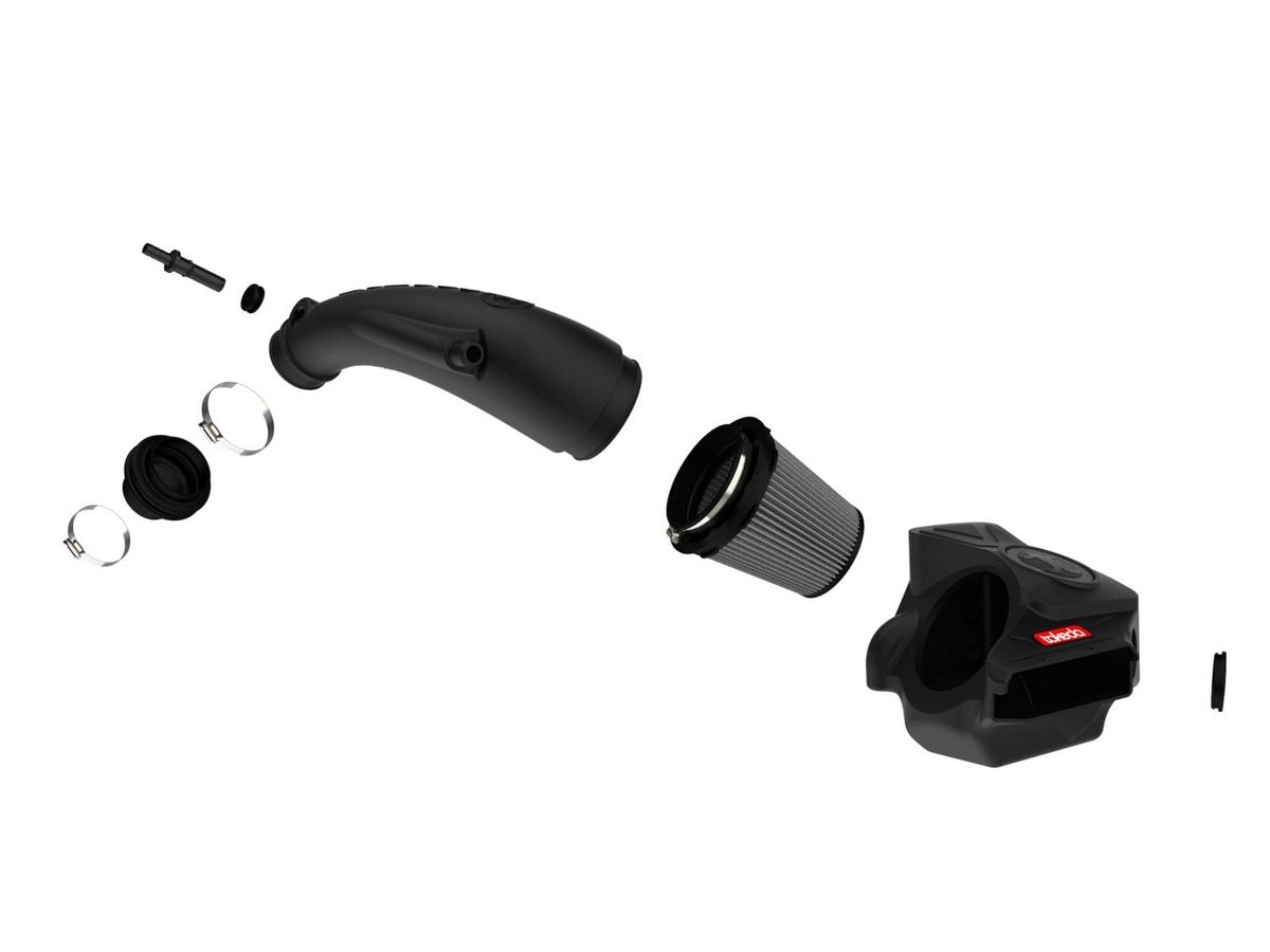 Система холодного впуска Takeda Momentum, с фильтром Pro DRY S для Hyundai Elantra N 2022–2026 L4-2.0L (t), AFE Power — фото 2