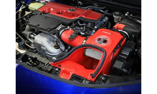 Система холодного впуска Takeda Momentum Red Edition, с фильтром Pro DRY S для Honda Civic Type R 2023–2026/ Acura Integra Type S 2024–2026 L4-2.0L (t), AFE Power — фото 3
