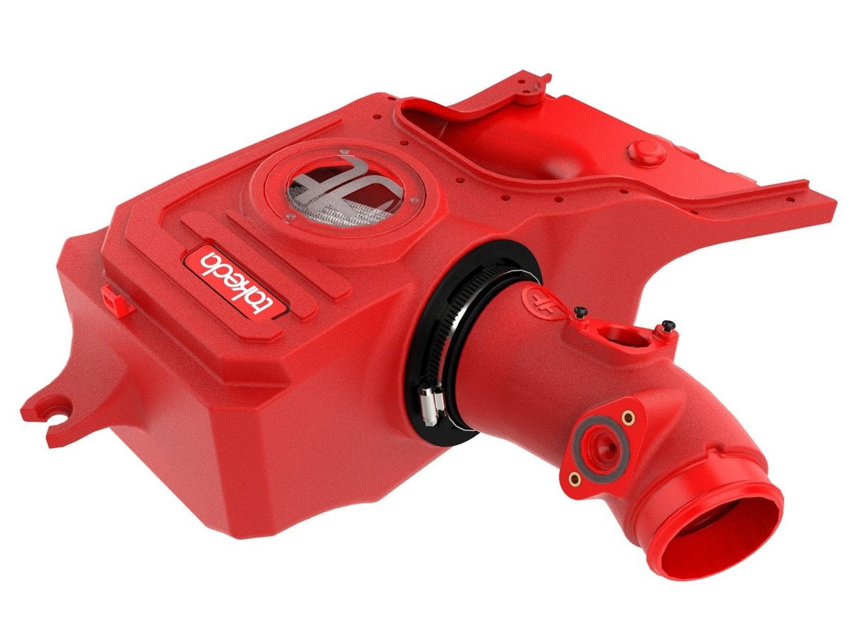 Система холодного впуска Takeda Momentum Red Edition, с фильтром Pro DRY S для Honda Civic Type R 2023–2026/ Acura Integra Type S 2024–2026 L4-2.0L (t), AFE Power — фото 4
