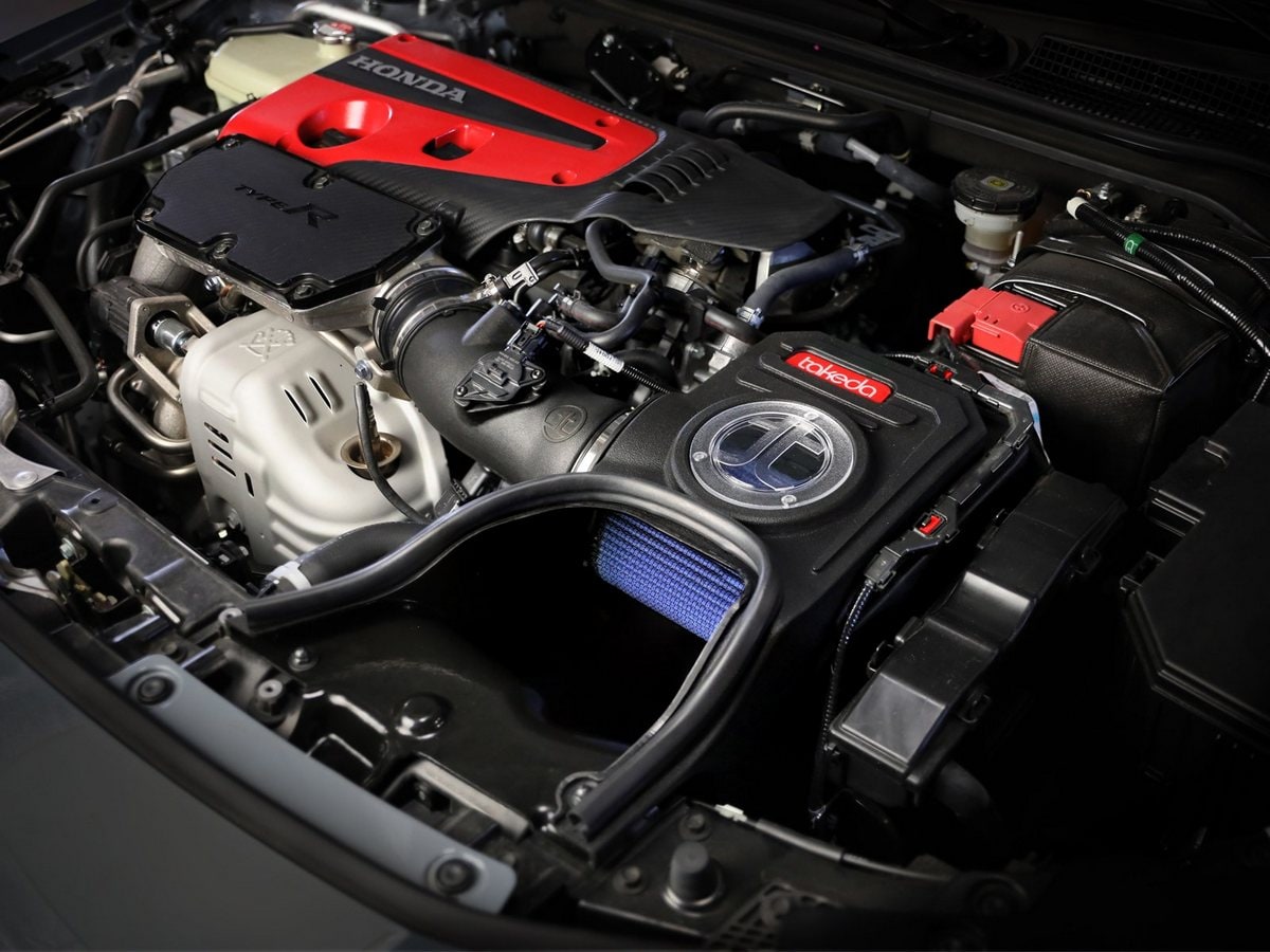 Система холодного впуска Takeda Momentum, с фильтром Pro 5R для Honda Civic Type R 2023–2026/ Acura Integra Type S 2024–2026 L4-2.0L (t), AFE Power — фото 3