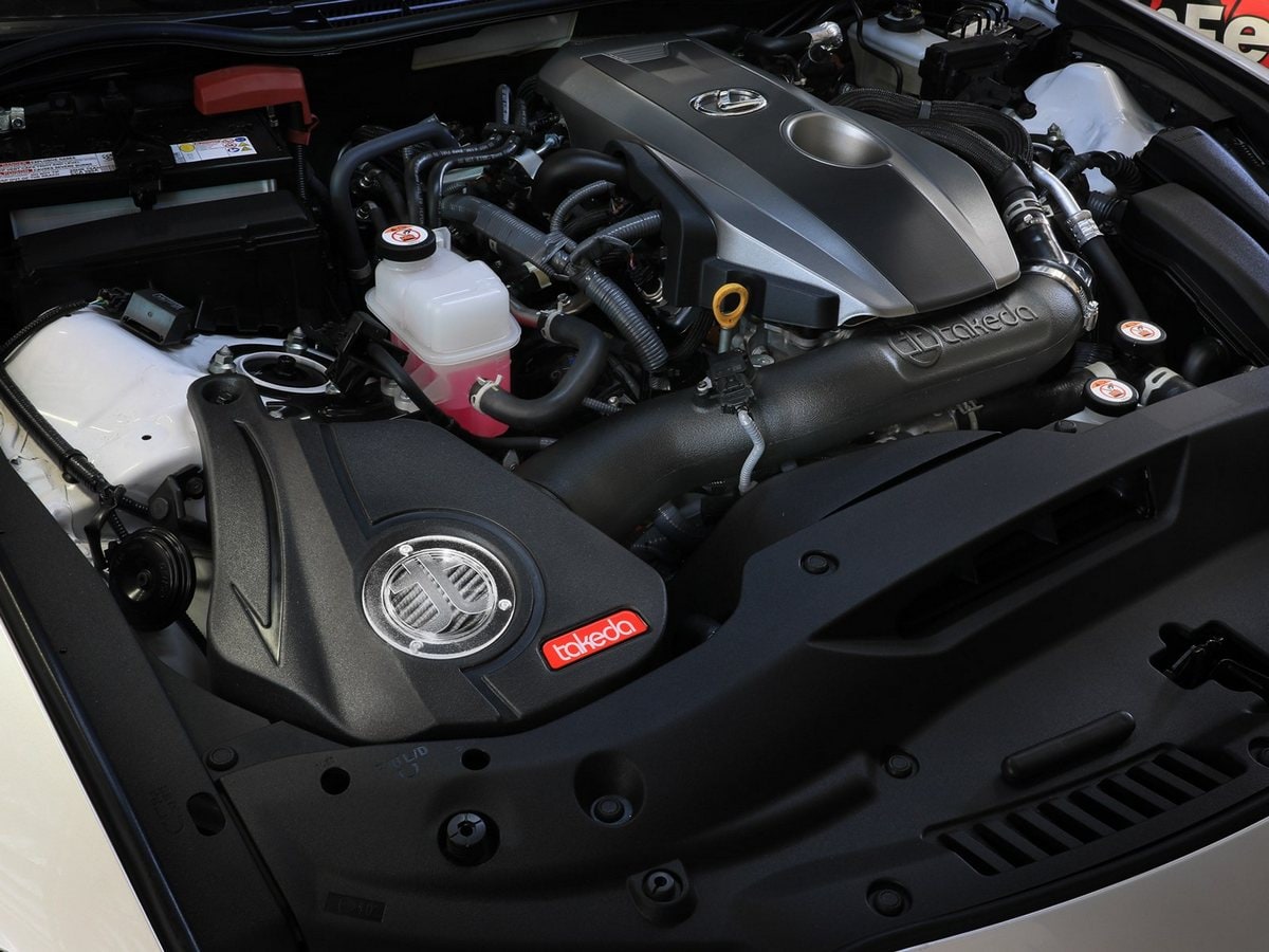 Система холодного впуска Takeda Momentum, с фильтром Pro DRY S для Lexus IS300 2021–2025 L4-2.0L (t), AFE Power — фото 3