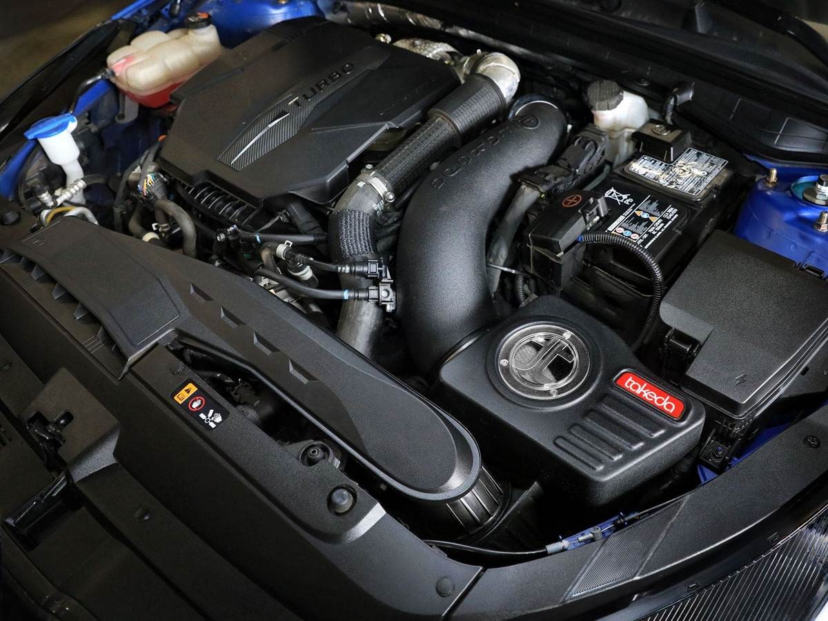 Система холодного впуска Takeda Momentum, с фильтром Pro DRY S для Kia K5 GT 2021–2023 L4-2.5L (t), AFE Power — фото 3