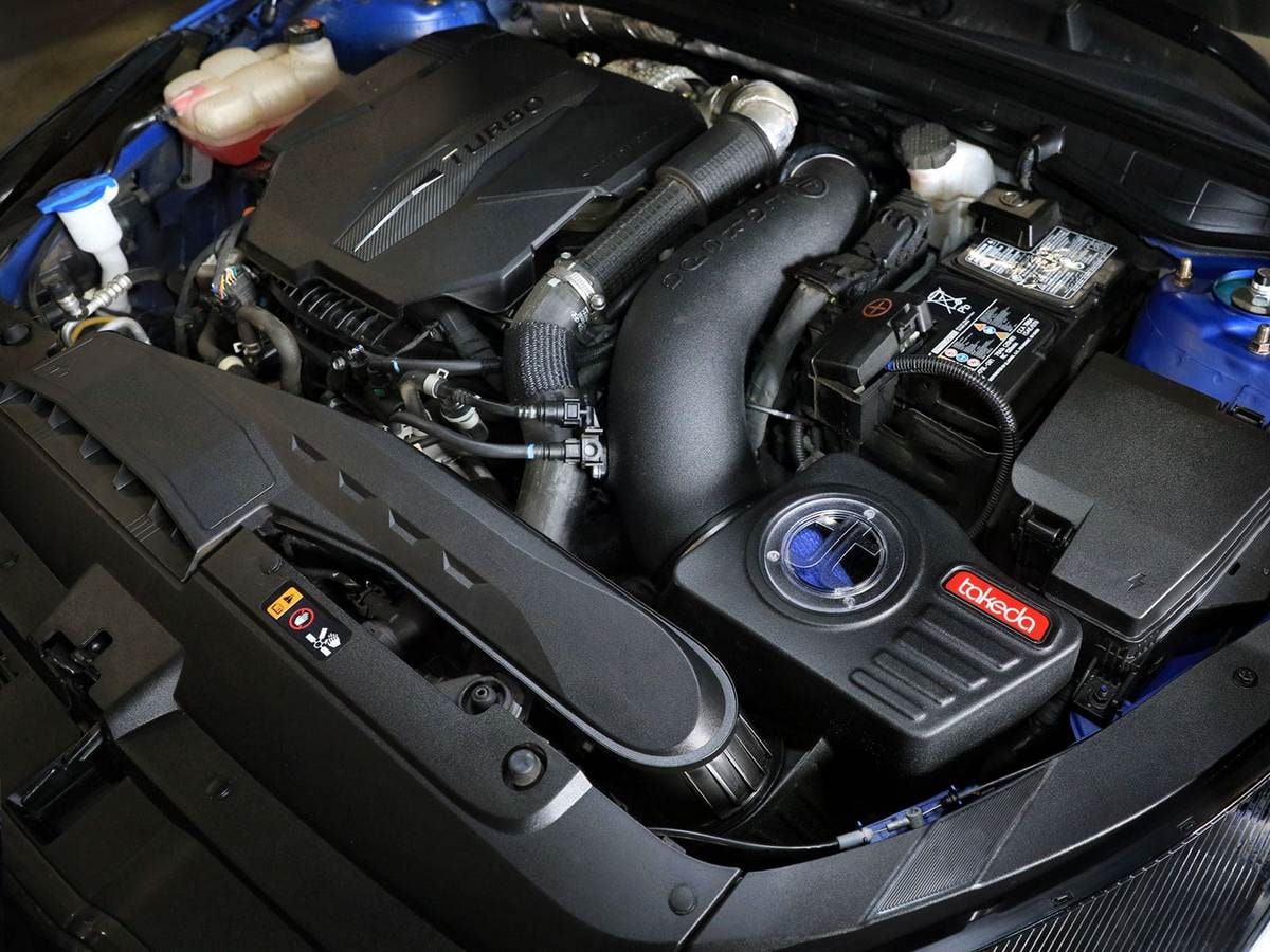 Система холодного впуска Takeda Momentum, с фильтром Pro 5R для Kia K5 GT 2021–2023 L4-2.5L (t), AFE Power — фото 3
