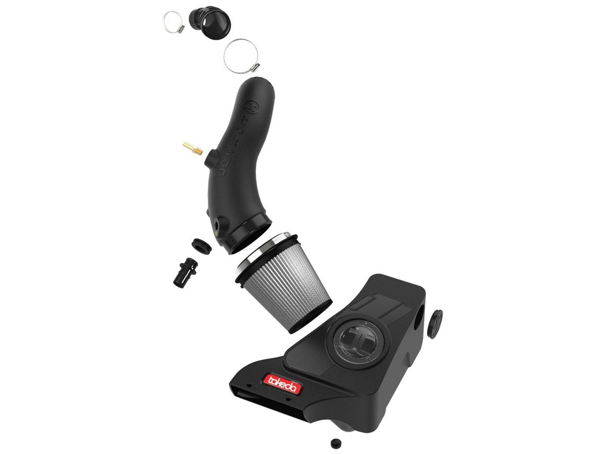 Система холодного впуска Takeda Momentum, с фильтром Pro DRY S для Hyundai Elantra N Line 2021–2026/Kia K4 2025–2027 L4-1.6L (t), AFE Power — фото 2