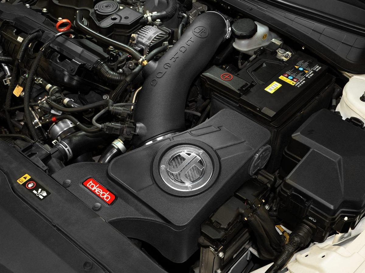 Система холодного впуска Takeda Momentum, с фильтром Pro DRY S для Hyundai Elantra N Line 2021–2026/Kia K4 2025–2027 L4-1.6L (t), AFE Power — фото 3