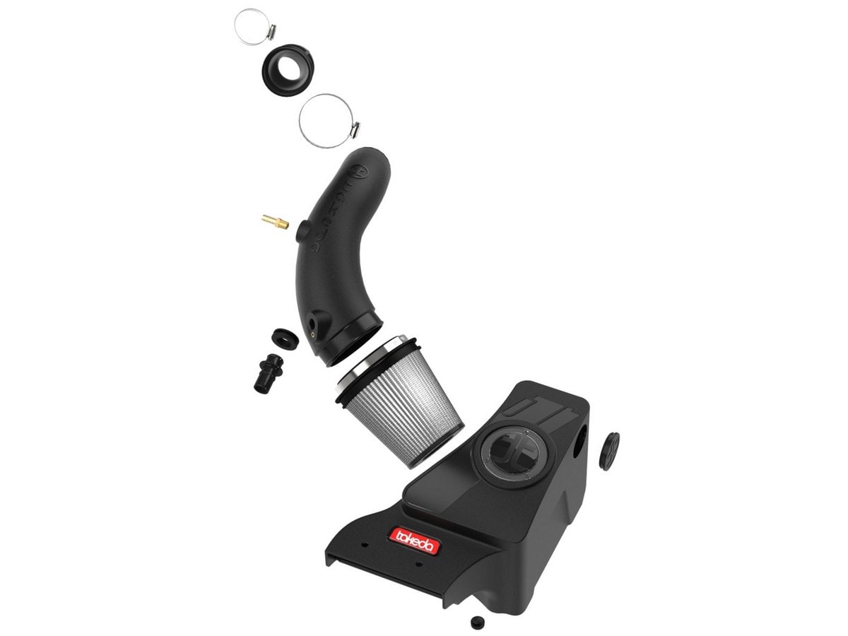 Система холодного впуска Takeda Momentum, с фильтром Pro DRY S для Hyundai Kona 2024–2027 L4-1.6L (t), AFE Power — фото 2