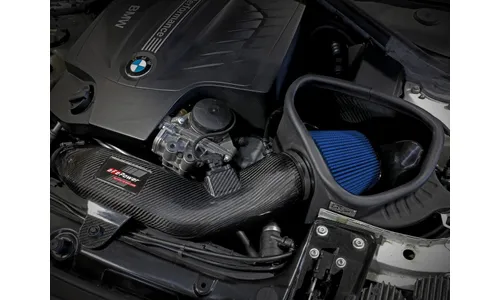 Система холодного впуска Track Series из углепластика, с фильтром Pro 5R для BMW M2 (F87) 2016–2018 L6-3.0L (t) N55, AFE Power — фото 3